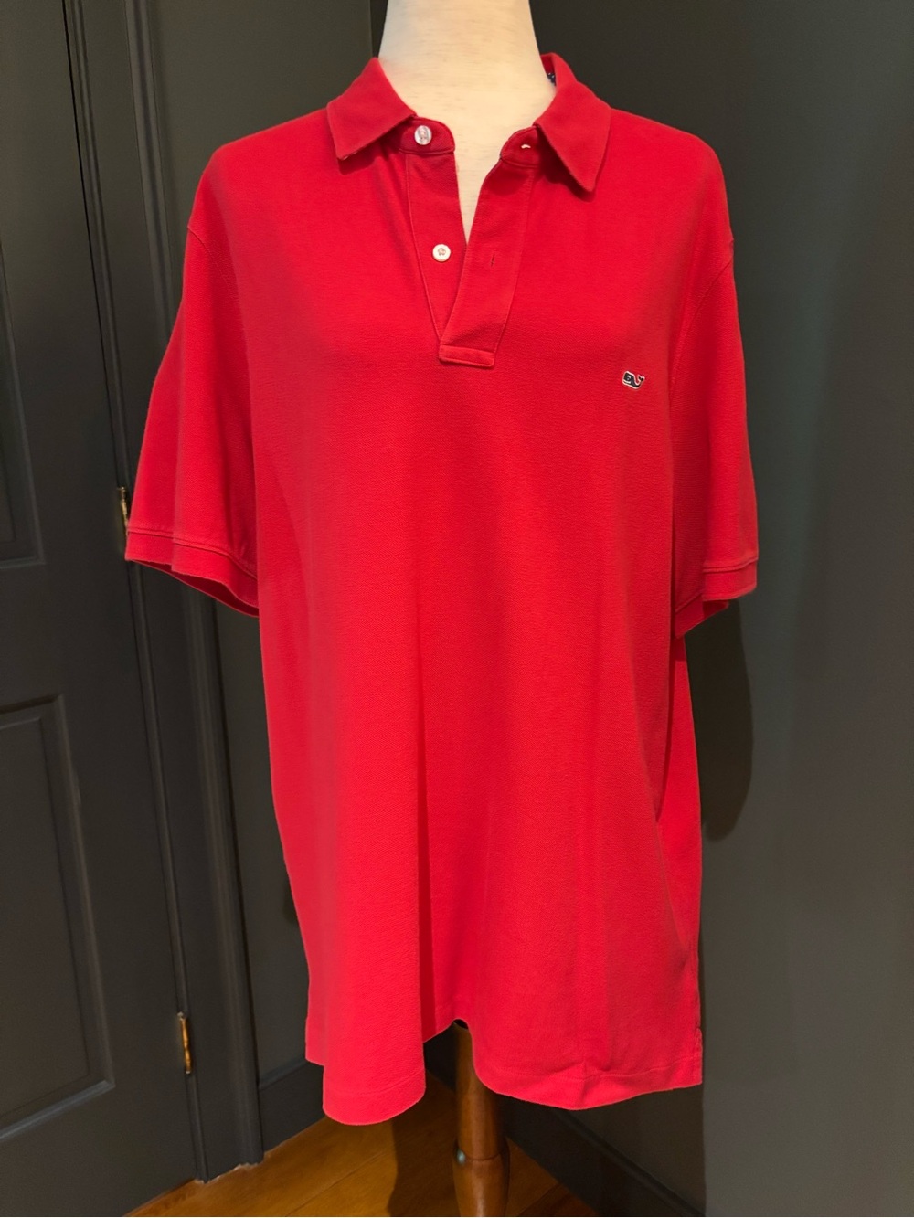 Vineyard Vines Red Short-Sleeve Polo